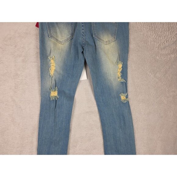 NWT VIP "Destructed Collection" Sculpting Stretch Distressed Jeans Size 00 - Picture 10 of 12